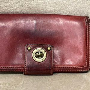 Marc Jacobs Leather Wallet Red